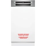 Bosch SPI4HMS49E Serie 4, Spülmaschine edelstahl (gebürstet), 45 cm, Home Connect