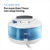 Braun CareStyle Compact IS 2143, Dampfbügelstation weiß/blau