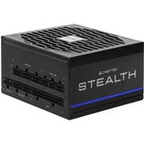 Chieftec Stealth 1000W, PC-Netzteil schwarz, 1x 12-Pin High Power GPU, 3x PCIe, Kabelmanagement, 1000 Watt