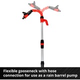 EINHELL Akku-Klarwasserpumpe GE-PP 18 RB Li-Solo, Tauch- / Druckpumpe rot/schwarz, ohne Akku und Ladegerät