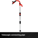 EINHELL Akku-Klarwasserpumpe GE-PP 18 RB Li-Solo, Tauch- / Druckpumpe rot/schwarz, ohne Akku und Ladegerät
