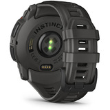 Garmin Instinct 3 Solar - 50 mm, Smartwatch Kohle/ Schwarz, Silikon-Armband