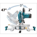 Makita Kapp-und Gehrungssäge LS1110F, 260mm, Kapp- und Gehrungssäge blau, 1.450 Watt
