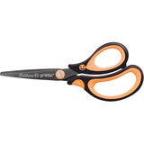 Pelikan griffix Schulschere NeonBlack Rechtshänder schwarz/orange, spitz, 15 cm