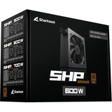 Sharkoon SHP Bronze 600W, PC-Netzteil schwarz, 2x PCIe, 600 Watt