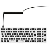 Sharkoon SKILLER SGK50 S2 Barebone, Gaming-Tastatur weiß