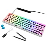 Sharkoon SKILLER SGK50 S2 Barebone, Gaming-Tastatur weiß