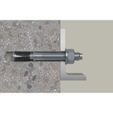fischer Bolzenanker FAZ II Plus 16/25, Dübel edelstahl, 10 Stück, verzinkt