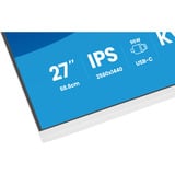 iiyama ProLite XB2797QSNP-W1, LED-Monitor 68.5 cm (27 Zoll), weiß, QHD, IPS, HDMI, DP, USB-C, USB-Hub, Daisy Chain, KVM