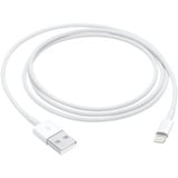 Apple USB 2.0 Adapterkabel, USB-A Stecker > Lightning Stecker weiß, 1 Meter