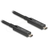 DeLOCK Aktives Optisches USB-C 8K Video + Daten + PD Kabel schwarz, 5 Meter, PD 60 Watt
