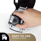 Dymo D1 ORIGINAL Schriftband, schwarz auf weiß, 19mm x 3,5m S0718050