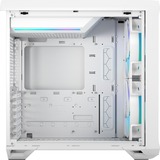 Fractal Design Compact RGB White TG Clear, Tower-Gehäuse weiß, Tempered Glass