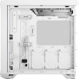 Fractal Design Compact RGB White TG Clear, Tower-Gehäuse weiß, Tempered Glass