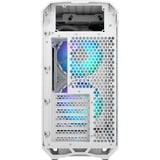 Fractal Design Compact RGB White TG Clear, Tower-Gehäuse weiß, Tempered Glass