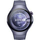 Huawei Watch 5 46mm (Rates-L39L), Smartwatch grau/violett, Komposit-Armband in grauviolett, Gehäuse aus Titanium