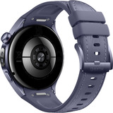 Huawei Watch 5 46mm (Rates-L39L), Smartwatch grau/violett, Komposit-Armband in grauviolett, Gehäuse aus Titanium