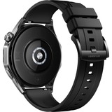 Huawei Watch GT4 46mm (Phoinix-B19F), Smartwatch schwarz/grau, schwarzes Fluorelastomer-Armband