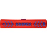 KNIPEX Abisolierwerkzeug für Koax-Kabel 16 60 100 SB , Abisolier-/ Abmantelungswerkzeug mit Öffnungsfeder und Sperrklinke