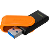 Kingston DataTraveler Exodia S 256GB, USB-Stick schwarz/orange, USB-A 3.2 Gen 1