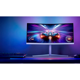 Philips EVNIA 34M2C5601QA, Gaming-Monitor 86.36 cm (34 Zoll), weiß, WQHD, Fast-VA, Curved, HDMI, DP, 200Hz Panel
