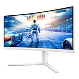 Philips EVNIA 34M2C5601QA, Gaming-Monitor 86.36 cm (34 Zoll), weiß, WQHD, Fast-VA, Curved, HDMI, DP, 200Hz Panel