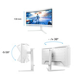 Philips EVNIA 34M2C5601QA, Gaming-Monitor 86.36 cm (34 Zoll), weiß, WQHD, Fast-VA, Curved, HDMI, DP, 200Hz Panel