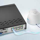 Reolink NVS8-8MD4, Set 1x NVR mit 2TB, 4x PoE Reolink 8 MP Überwachungskamera