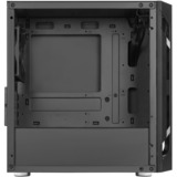 SilverStone FARA H1M, Tower-Gehäuse schwarz, Tempered Glass