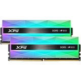 ADATA DIMM 32 GB DDR5-8000 (2x 16 GB) Dual-Kit, Arbeitsspeicher silber, AX5U8000C3816G-DCLANRSG, XPG Lancer Neon RGB, INTEL XMP, AMD EXPO
