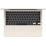Apple MacBook Air 34,5 cm (13,6") 2025 CTO, Notebook champagner, 32 GB, 512 GB (512 GB SSD), Polarstern, M4, MacOS, Deutsch