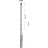 Bosch EXPERT Hammerbohrer SDS-plus-7X, Ø 6mm, 30 Stück Arbeitslänge 100mm