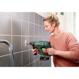 Bosch Heimwerken & Garten Akku-Bohrhammer UniversalHammer 18V grün/schwarz, Li-Ionen Akku 2,5Ah, Koffer, POWER FOR ALL ALLIANCE