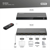 Digitus 4K HDMI Switch 5x1 