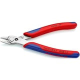 KNIPEX Electronic Super Knips XL 7803140, Elektronik-Zange rot/blau, mit Öffnungsfeder