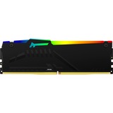 Kingston FURY DIMM 16 GB DDR5-6000  , Arbeitsspeicher schwarz, KF560C36BBEA-16, FURY Beast RGB, INTEL XMP, AMD EXPO