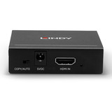 Lindy 2 Port HDMI 4K Splitter, HDMI Splitter schwarz