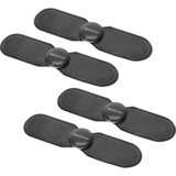 Medisana 4er Set Nachkauf Set "Arm" 79526, Massagegerät schwarz