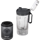 Ninja Kabelloser Smoothie Maker Blast Max BC251EUGY, Standmixer grau, akkubetrieben, 570ml Becher