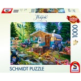 Schmidt Spiele Jeff Haynie: Mit dem Caravan in den Bergen, Puzzle 1000 Teile
