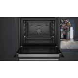 Siemens HR578GFS7F IQ500, Backofen schwarz/edelstahl, 60 cm, Home Connect