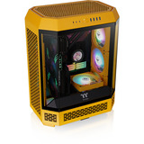 Thermaltake The Tower 600 Bumblebee, Tower-Gehäuse dunkelgelb, Tempered Glass x 3