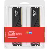 ADATA DIMM 48 GB DDR5-6000 (2x 24 GB) Dual-Kit, Arbeitsspeicher schwarz, AX5U6000C3624G-DTLABBK, XPG Lancer Blade, INTEL XMP, AMD EXPO