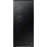 ARCTIC Xtender , Tower-Gehäuse schwarz (matt), Tempered Glass x 2 (getönt)