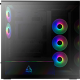 ARCTIC Xtender , Tower-Gehäuse schwarz (matt), Tempered Glass x 2 (getönt)