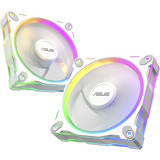 ASUS Prime MR120 ARGB Reverse Fan, Gehäuselüfter weiß, 120 mm