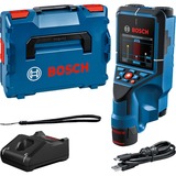 Bosch Akku-Wallscanner D-tect 200 C Professional, 12Volt, Ortungsgerät blau/schwarz, Li-Ionen-Akku 2,0 Ah, in L-BOXX