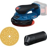 Bosch Professional Akku-Exzenterschleifer GEX 18V-150-3 Professional solo, 18Volt blau, ohne Akku und Ladegerät, in L-BOXX