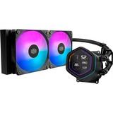 Cooler Master MasterLiquid Core Digital Nex 240 ARGB, Wasserkühlung schwarz