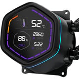 Cooler Master MasterLiquid Core Digital Nex 240 ARGB, Wasserkühlung schwarz